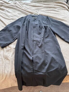 Men's/ Women’s Extra Tall 6 Black Academic Gown - Professional Graduation Robe
